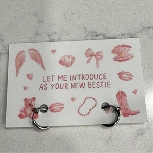 Lori Lori mini silver clip on hoops